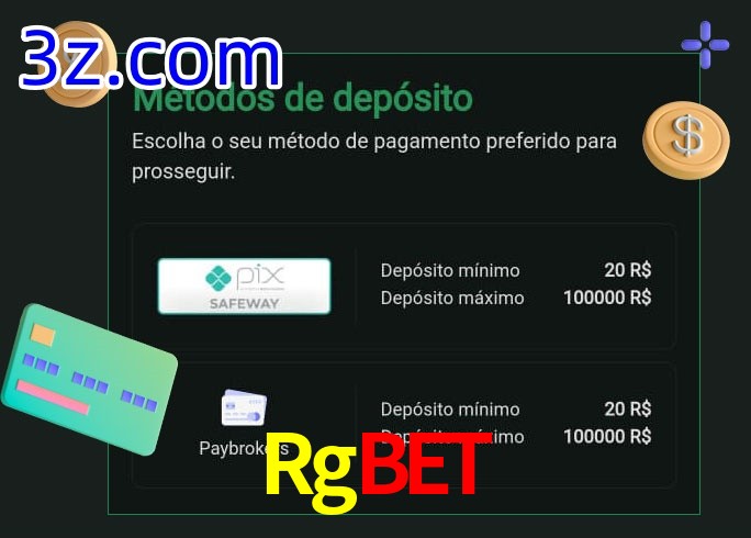 O cassino Rgbet oferece uma grande variedade de métodos de pagamento